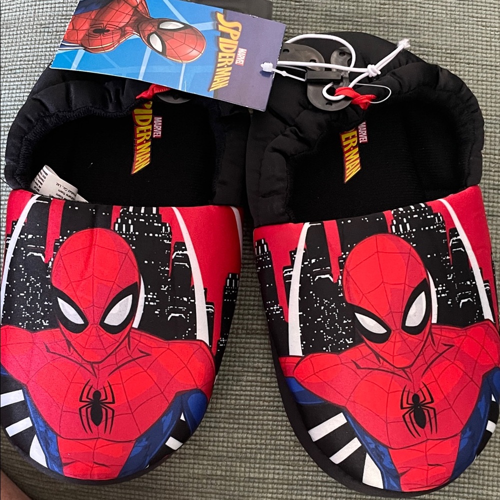 Marvel Spider-Man Red and Black Slippers
